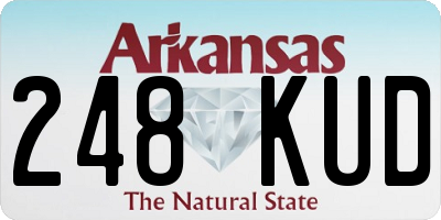 AR license plate 248KUD