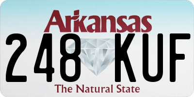 AR license plate 248KUF