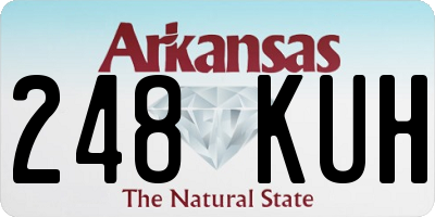 AR license plate 248KUH
