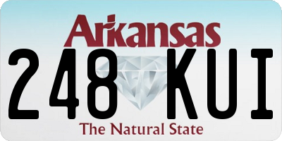 AR license plate 248KUI