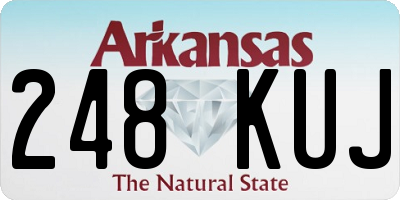 AR license plate 248KUJ