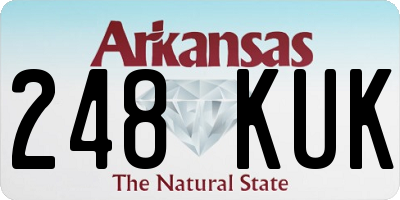 AR license plate 248KUK