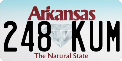 AR license plate 248KUM