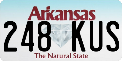 AR license plate 248KUS