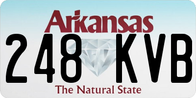 AR license plate 248KVB