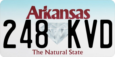 AR license plate 248KVD