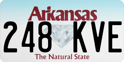 AR license plate 248KVE