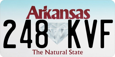 AR license plate 248KVF