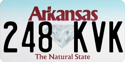 AR license plate 248KVK