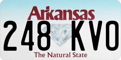 AR license plate 248KVO