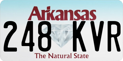 AR license plate 248KVR