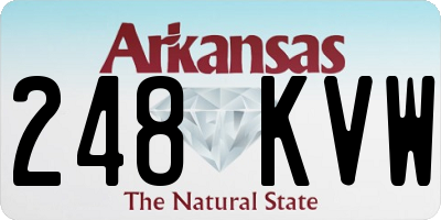 AR license plate 248KVW