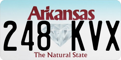 AR license plate 248KVX