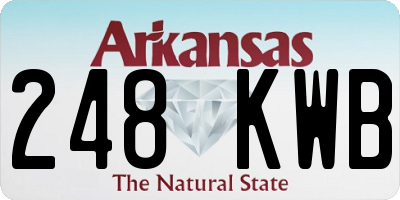 AR license plate 248KWB