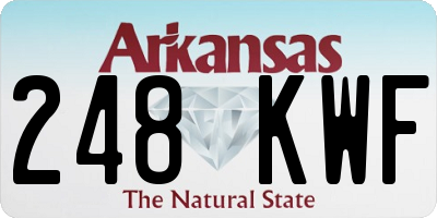 AR license plate 248KWF