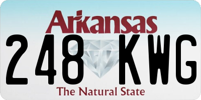 AR license plate 248KWG