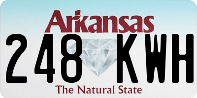 AR license plate 248KWH