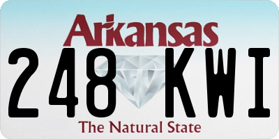 AR license plate 248KWI