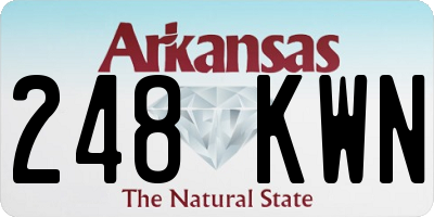 AR license plate 248KWN
