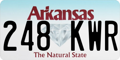 AR license plate 248KWR