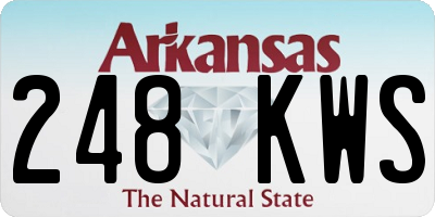 AR license plate 248KWS