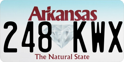 AR license plate 248KWX