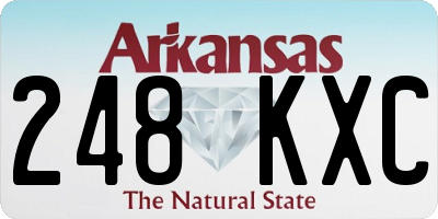 AR license plate 248KXC