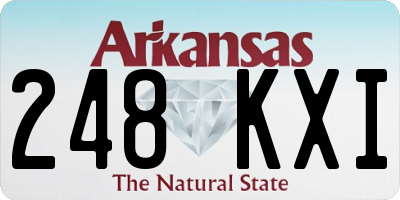 AR license plate 248KXI