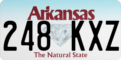 AR license plate 248KXZ