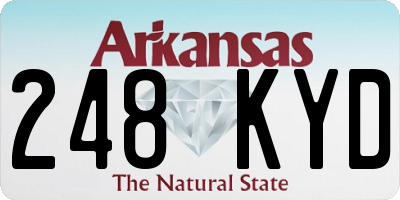 AR license plate 248KYD