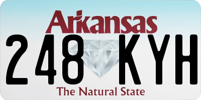 AR license plate 248KYH