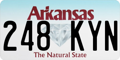 AR license plate 248KYN