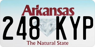 AR license plate 248KYP