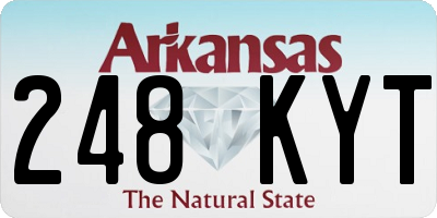AR license plate 248KYT