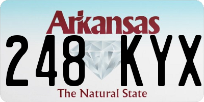 AR license plate 248KYX