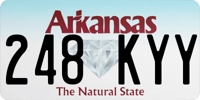 AR license plate 248KYY