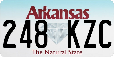 AR license plate 248KZC
