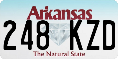 AR license plate 248KZD