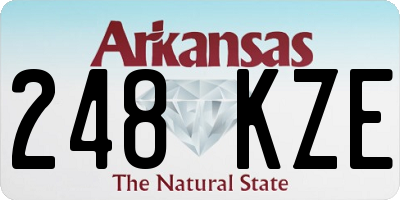 AR license plate 248KZE
