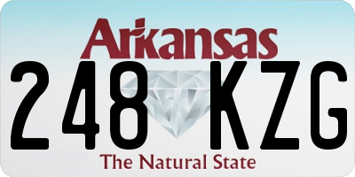AR license plate 248KZG