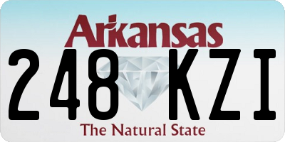 AR license plate 248KZI