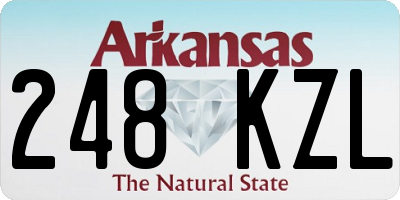 AR license plate 248KZL