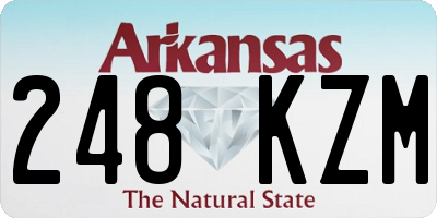 AR license plate 248KZM