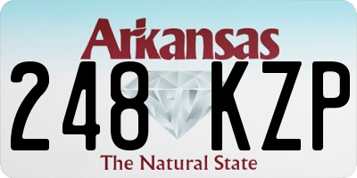 AR license plate 248KZP
