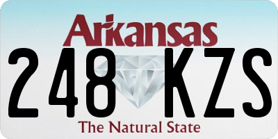 AR license plate 248KZS