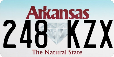 AR license plate 248KZX