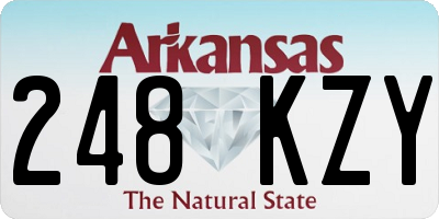 AR license plate 248KZY