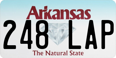 AR license plate 248LAP