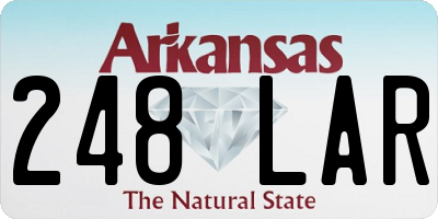 AR license plate 248LAR