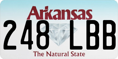 AR license plate 248LBB